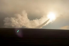 Ukrajinsk&aacute; arm&aacute;da uk&aacute;zala &scaron;tart rakety Flamingo. FOTO: t.me/operativnoZSU