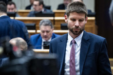 Na sn&iacute;mke poslanec N&aacute;rodnej rady Michal &Scaron;imečka (PS). FOTO: TASR/Jakub Kotian