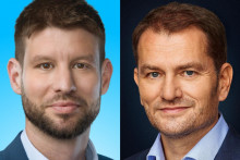 Michal &Scaron;imečka a Igor Matovič. FOTO: arch&iacute;v