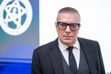 Prezident Slovensk&eacute;ho futbalov&eacute;ho zv&auml;zu J&aacute;n Kov&aacute;čik. FOTO: TASR/Jakub Kotian