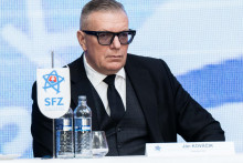 Staronov&yacute; prezident Slovensk&eacute;ho futbalov&eacute;ho zv&auml;zu J&aacute;n Kov&aacute;čik. FOTO: TASR/Jakub Kotian