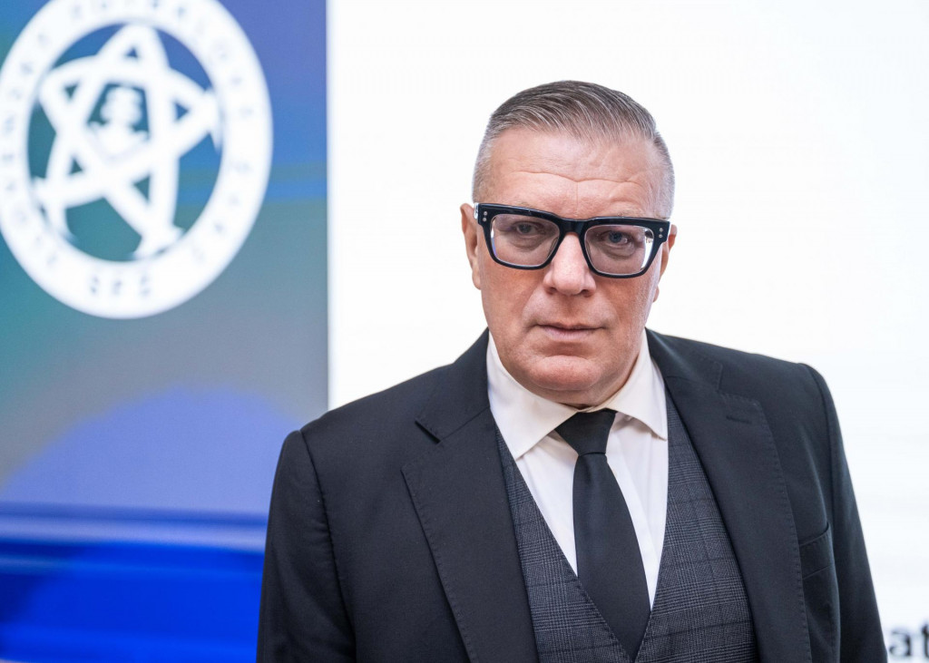 Prezident Slovensk&eacute;ho futbalov&eacute;ho zv&auml;zu J&aacute;n Kov&aacute;čik. FOTO: TASR/Jakub Kotian