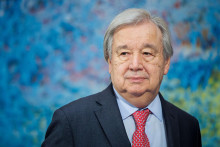 Na sn&iacute;mke gener&aacute;lny tajomn&iacute;k OSN Ant&oacute;nio Guterres. FOTO: TASR/AP