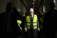 Na sn&iacute;mke predseda vl&aacute;dy Robert Fico. FOTO: TASR/Michal Sv&iacute;tok