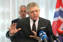 Predseda vl&aacute;dy Robert Fico (Smer-SD). FOTO: TASR