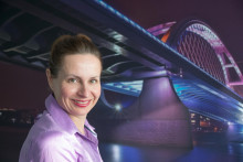 Zuzana Kaparov&aacute; vedie od roku 2023 Skupinu Eur&oacute;pskej investičnej banky na Slovensku. EIB sa podieľala i na financovan&iacute; bratislavsk&eacute;ho Mosta Apollo. FOTO: HN/Peter Mayer