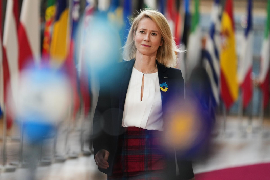&Scaron;&eacute;fka diplomacie Eur&oacute;pskej &uacute;nie Kaja Kallasov&aacute;. FOTO TASR/AP