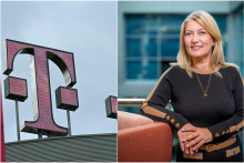 Na sn&iacute;mke vpravo gener&aacute;lna riaditeľka Slovak Telekom a T‑Mobile Czech Republic Melinda Szab&oacute;. FOTO: Johana Kratochv&iacute;la, TASR, kol&aacute;ž HN