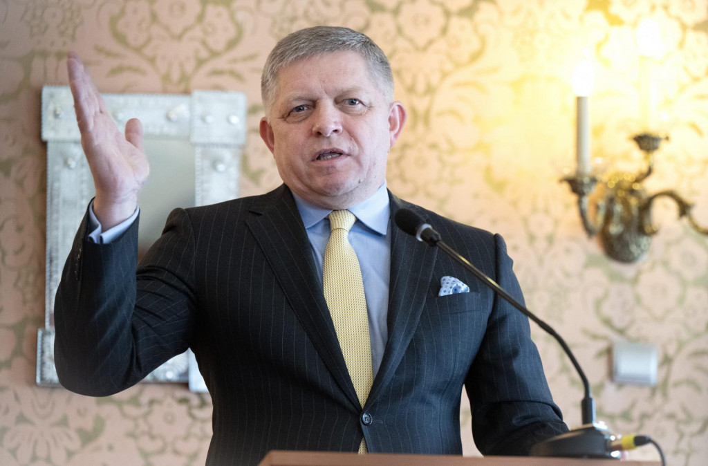 Predseda vl&aacute;dy Robert Fico. FOTO: TASR/Pavel Neubauer