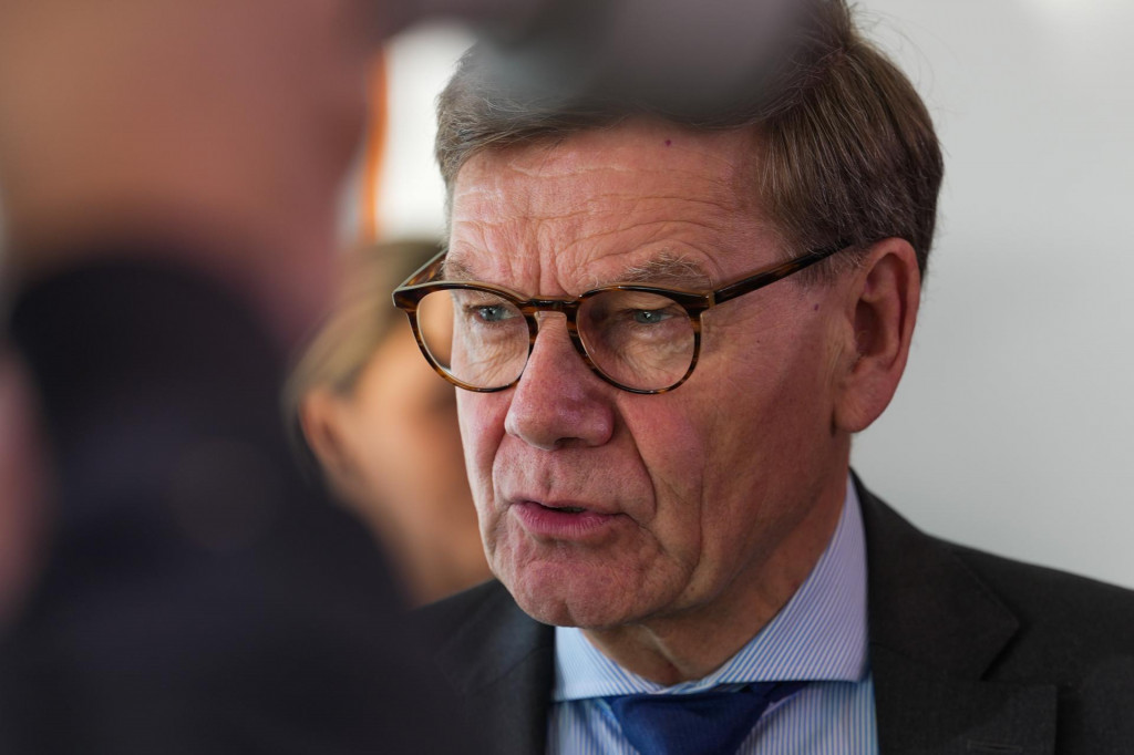 Nemeck&yacute; minister zahraničn&yacute;ch vec&iacute; Johann Wadephul počas zasadnutia vl&aacute;dy v Berl&iacute;ne v stredu 4. marca 2026. FOTO: TASR/AP
