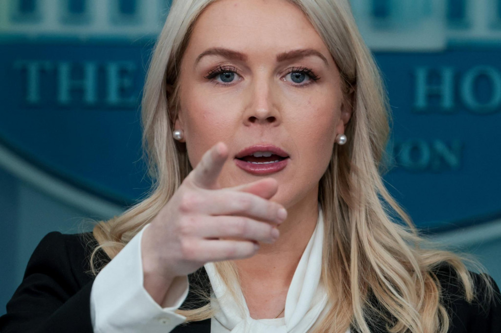 Hovorkyňa Bieleho domu Karoline Leavittov&aacute;. FOTO: Reuters