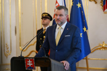 Na sn&iacute;mke prezident Peter Pellegrini. FOTO: TASR/Maro&scaron; Herc