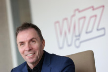 &Scaron;&eacute;f Wizz Air J&oacute;zsef V&aacute;radi. FOTO: Reuters