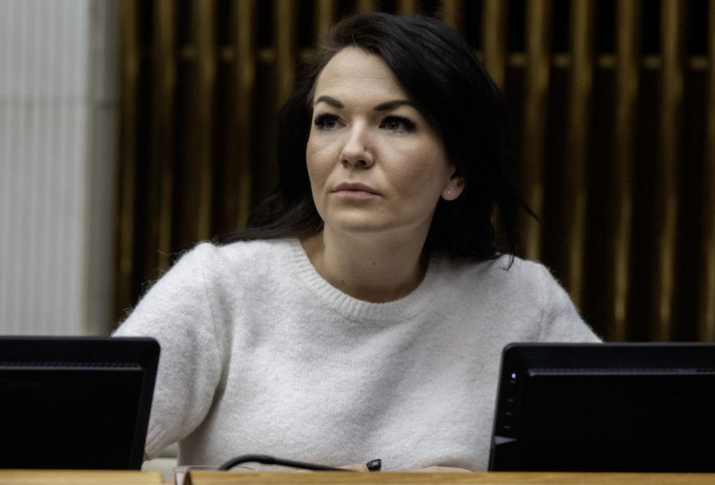 Poslankyňa parlamentu Be&aacute;ta Jur&iacute;k. FOTO: TASR/Martin Baumann
