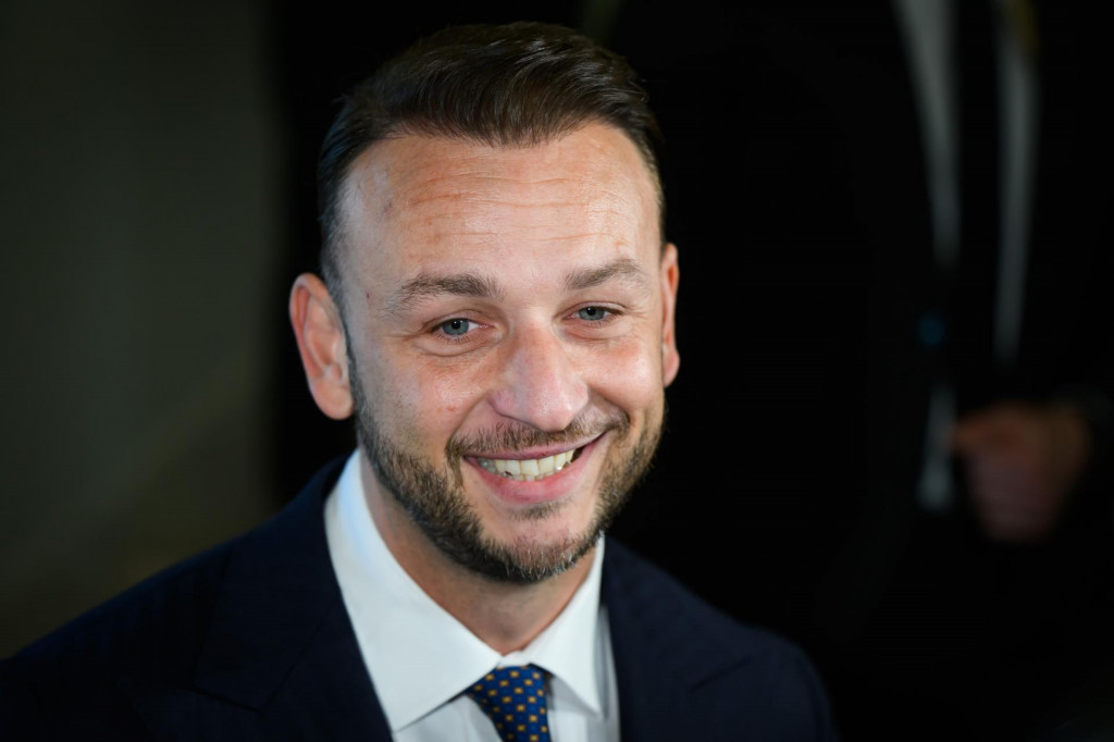 Na sn&iacute;mke minister vn&uacute;tra Mat&uacute;&scaron; &Scaron;utaj E&scaron;tok. FOTO: TASR/Jaroslav Nov&aacute;k