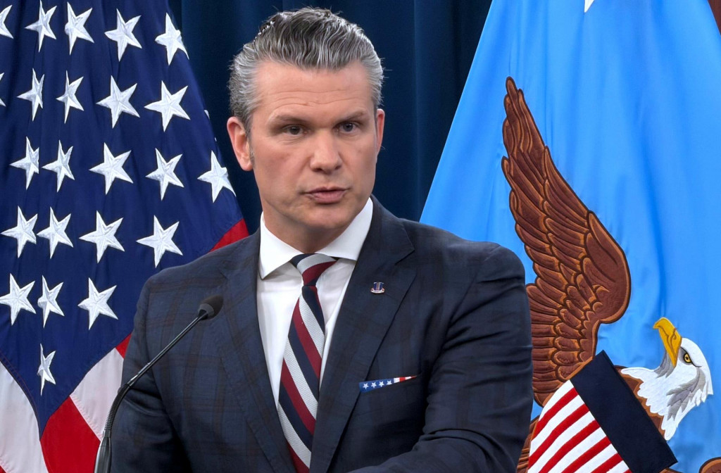 Minister obrany USA Pete Hegseth. FOTO: TASR/AP