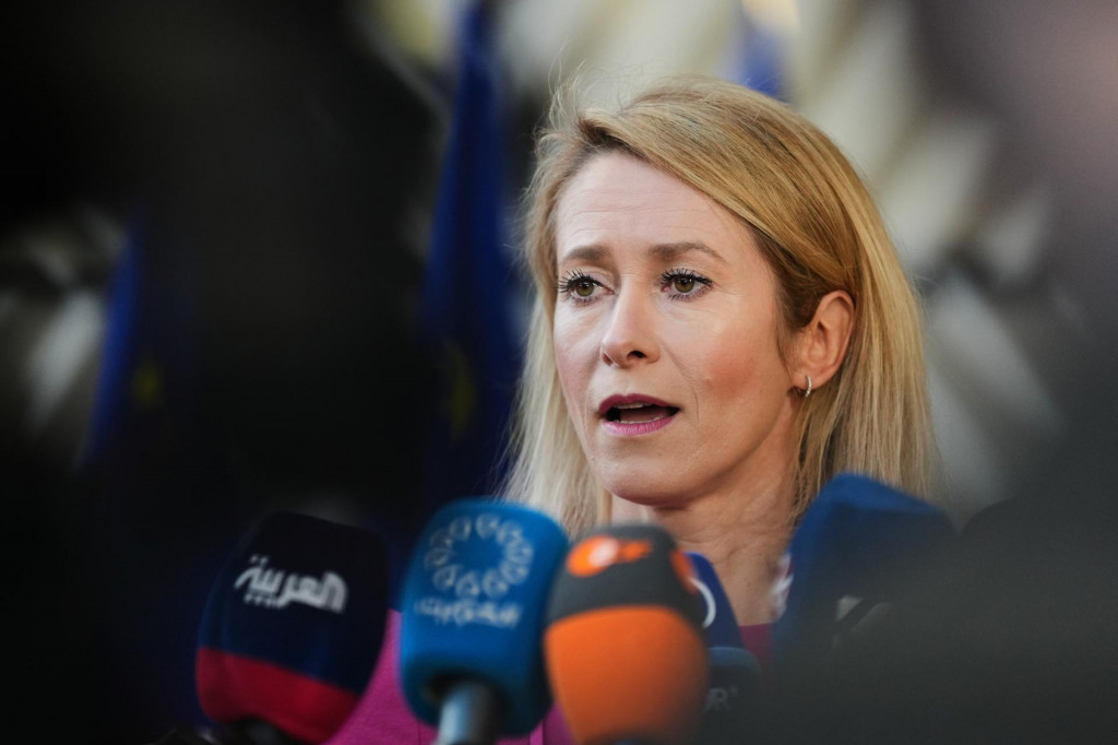&Scaron;&eacute;fka diplomacie Eur&oacute;pskej &uacute;nie (E&Uacute;) Kaja Kallasov&aacute;. FOTO: TASR/AP
