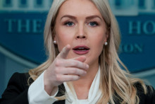 Hovorkyňa Bieleho domu Karoline Leavittov&aacute;. FOTO: Reuters