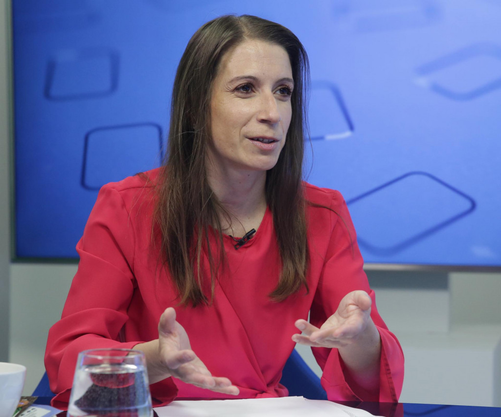 Eva Sadovsk&aacute; - analytička Wood & Company. FOTO: HN/Peter Mayer
