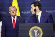 Marco Rubio a Donald Trump. FOTO: Reuters