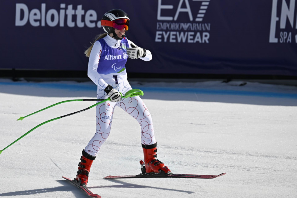 Slovensk&aacute; paralyžiarka Alexandra Rexov&aacute;. FOTO: TASR/Michal Sv&iacute;tok