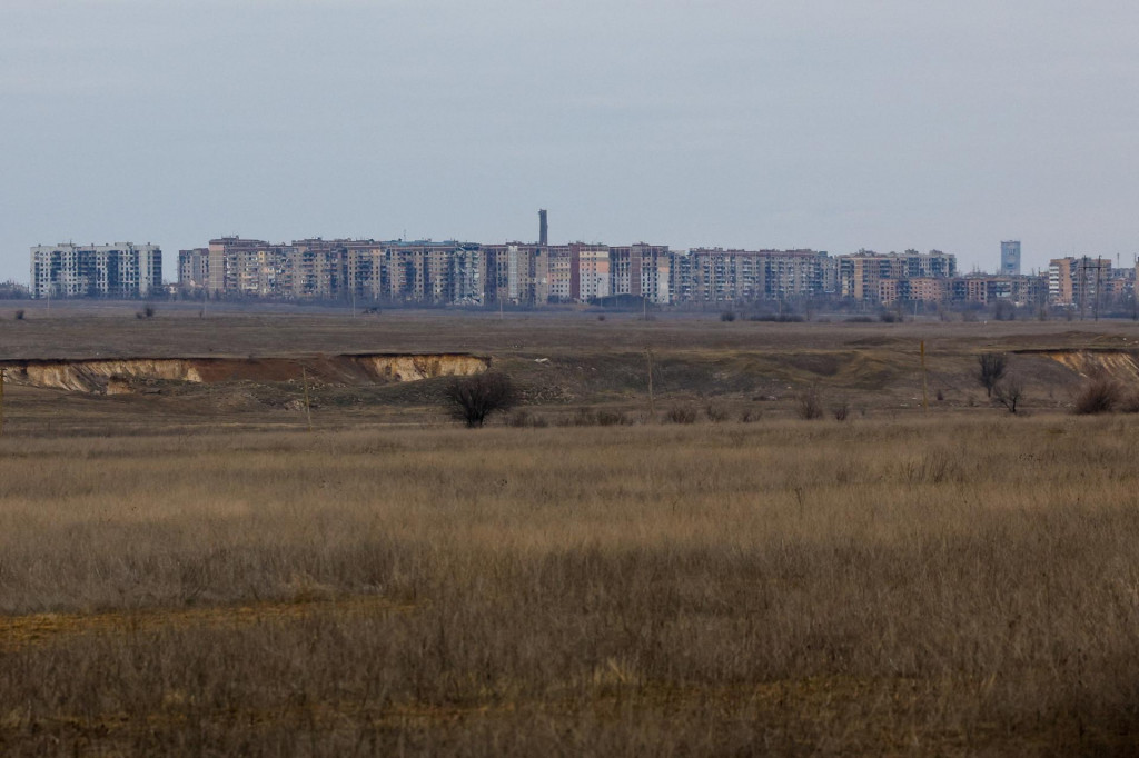 Residential buildings damaged in the course of the Russia-Ukraine military conflict in Vuhledar (Ugledar) in the Donetsk region, a Russian-controlled area of Ukraine, March 7, 2026. REUTERS/Alexander Ermochenko FOTO: Alexander Ermochenko
