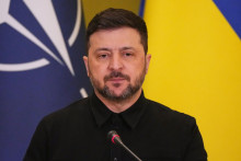 Ukrajinsk&yacute; prezident Volodymyr Zelenskyj. FOTO: TASR/AP

