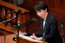Japonsk&aacute; premi&eacute;rka Sanae Takaičiov&aacute;. FOTO: TASR/AP
