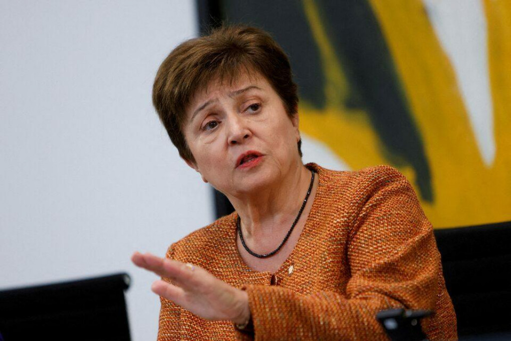 &Scaron;&eacute;fka Medzin&aacute;rodn&eacute;ho menov&eacute;ho fondu Kristalina Georgievov&aacute;. FOTO: Reuters