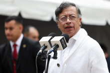 Kolumbijsk&yacute; prezident Gustavo Petro. FOTO: Reuters