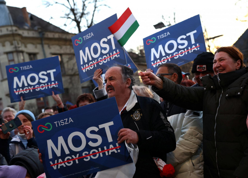 Demon&scaron;tranti v Maďarsku. FOTO: REUTERS