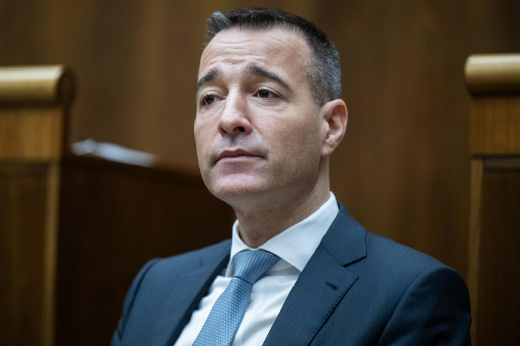 Minister &scaron;kolstva, vedy, v&yacute;skumu a ml&aacute;deže Tom&aacute;&scaron; Drucker. FOTO: TASR/Jakub Kotian
