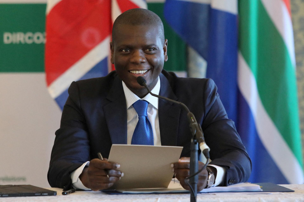 &Scaron;&eacute;f juhoafrickej diplomacie Ronald Lamola. FOTO: Reuters