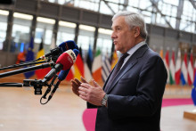 Taliansky minister zahraničn&yacute;ch vec&iacute; Ant&oacute;nio Tajani. FOTO: TASR/AP