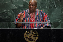 Ghansk&yacute; prezident John Dramani Mahama. FOTO: Reuters