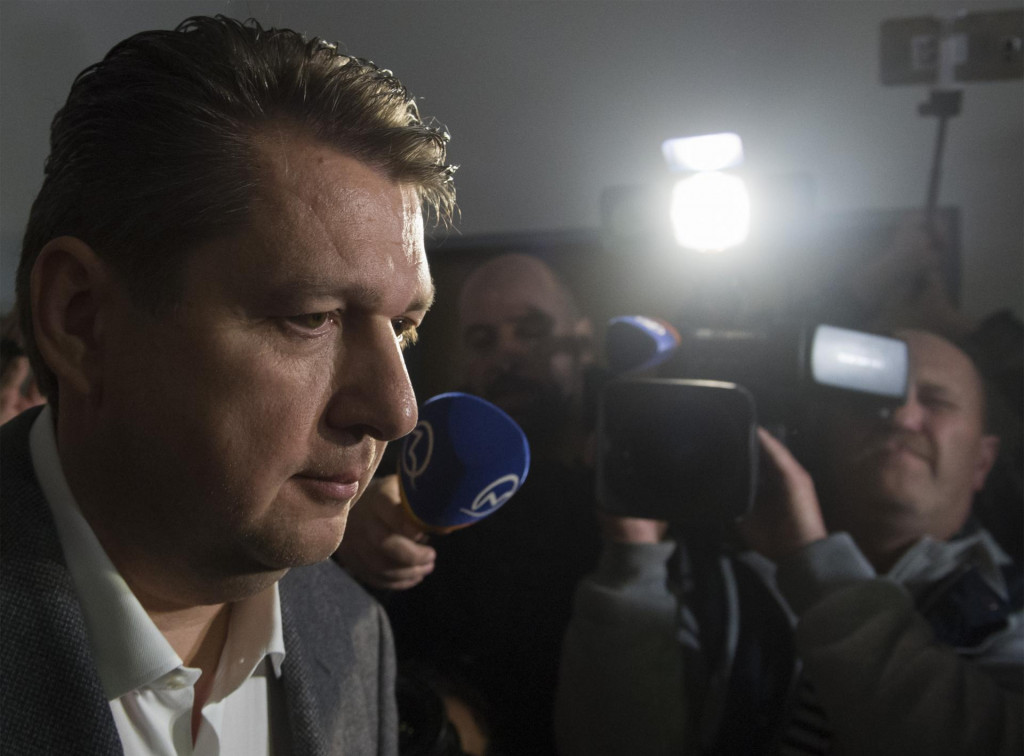Ladislav Ba&scaron;tern&aacute;k na s&uacute;de. FOTO: TASR/Martin Baumann