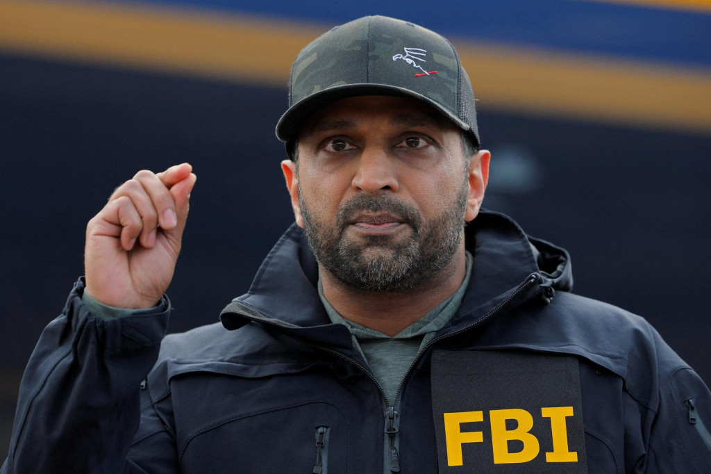 &Scaron;&eacute;f FBI Kash Patel. FOTO: Reuters