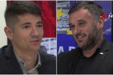 Europoslanci Erik kaliň&aacute;k a Michal Wiezik si v politickej debate stavili na v&yacute;sledok maďarsk&yacute;ch volieb.