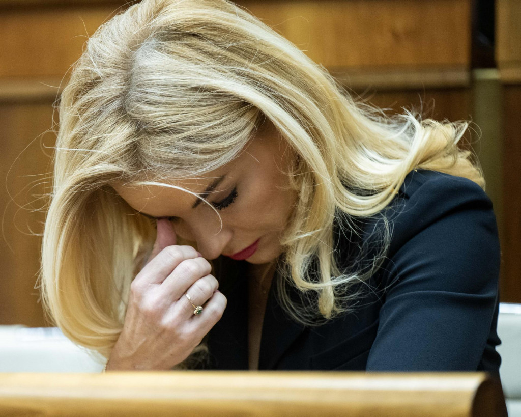 Martina &Scaron;imkovičov&aacute; (nominantka SNS). FOTO: TASR