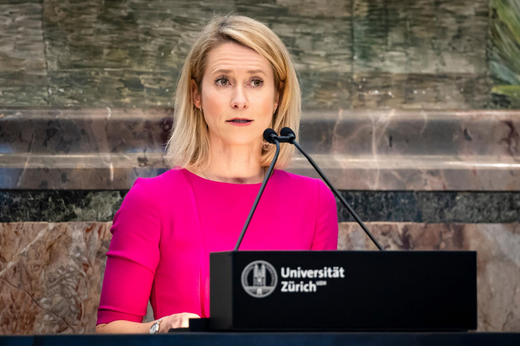 &Scaron;&eacute;fka diplomacie E&Uacute; Kaja Kallasov&aacute;. FOTO: TASR/AP