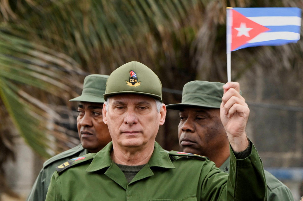 Kub&aacute;nsky prezident Miguel D&iacute;az-Canel. FOTO: REUTERS