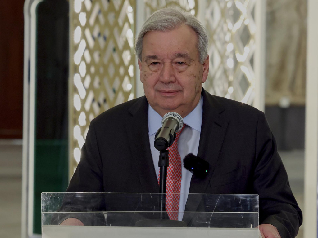 Gener&aacute;lny tajomn&iacute;k Organiz&aacute;cie Spojen&yacute;ch n&aacute;rodov (OSN) Ant&oacute;nio Guterres. FOTO: TASR/AP