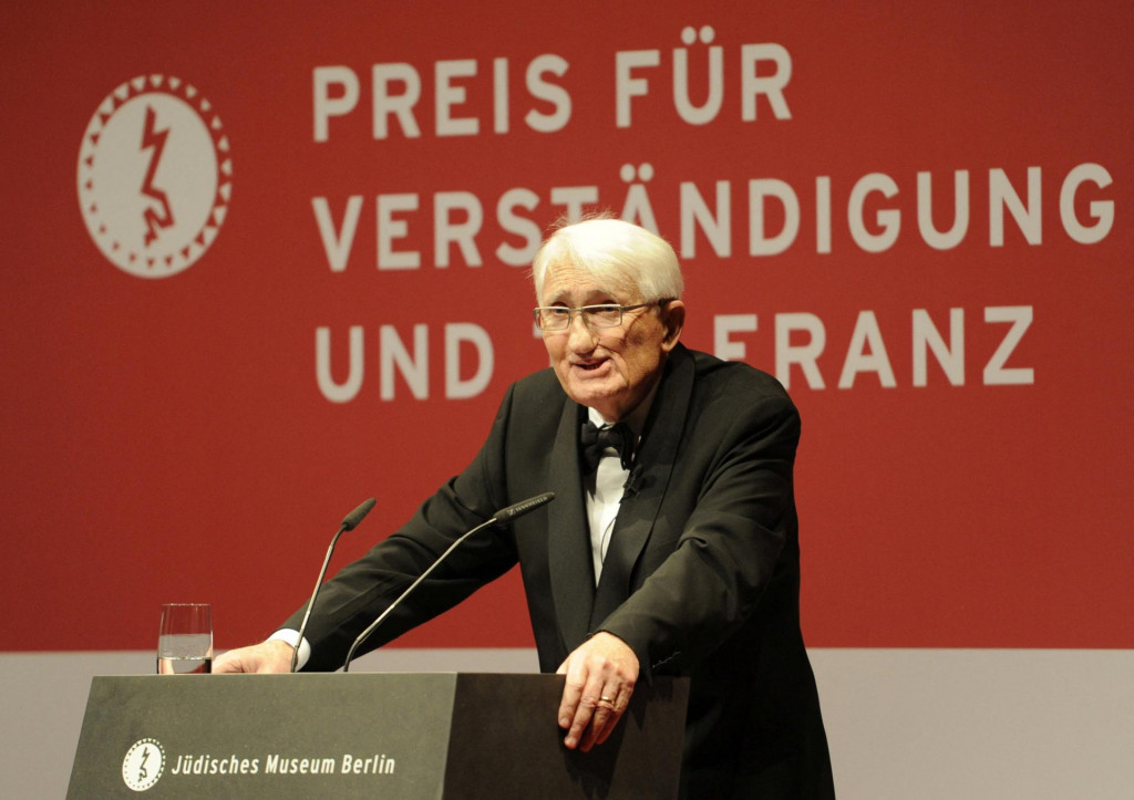 Nemeck&yacute; filozof a sociol&oacute;g J&uuml;rgen Habermas. FOTO: REUTERS