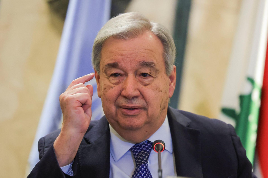 Gener&aacute;lny tajomn&iacute;k OSN Ant&oacute;nio Guterres. FOTO: REUTERS