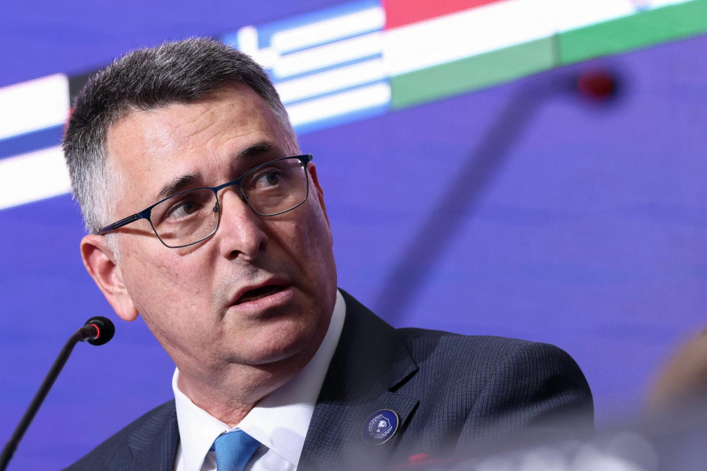 Izraelsk&yacute; minister zahraničia Gideon Saar. FOTO: Reuters
