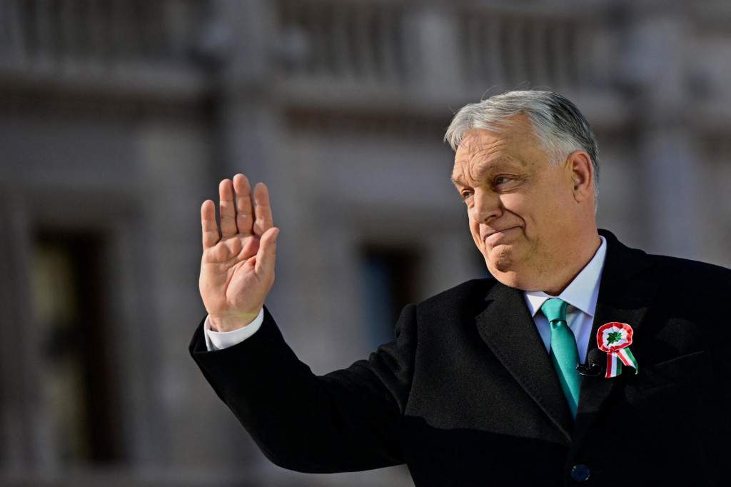 Maďarsk&yacute; premi&eacute;r a predseda strany Fidesz Viktor Orb&aacute;n. FOTO: Reuters