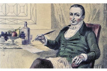 Franc&uacute;zsky pr&aacute;vnik, politik, ekon&oacute;m, huslista, ale predov&scaron;etk&yacute;m milovn&iacute;k a znalec dobr&eacute;ho jedla a pitia, prv&yacute; gastro&scaron;pecialista dej&iacute;n, Jean Anthelme Brillat-Savarin, na dobovom portr&eacute;te, ktor&yacute; v 20. rokoch 19. storočia zdobil aj prv&eacute; vydanie jeho sl&aacute;vnej Fyziol&oacute;gie chuti.