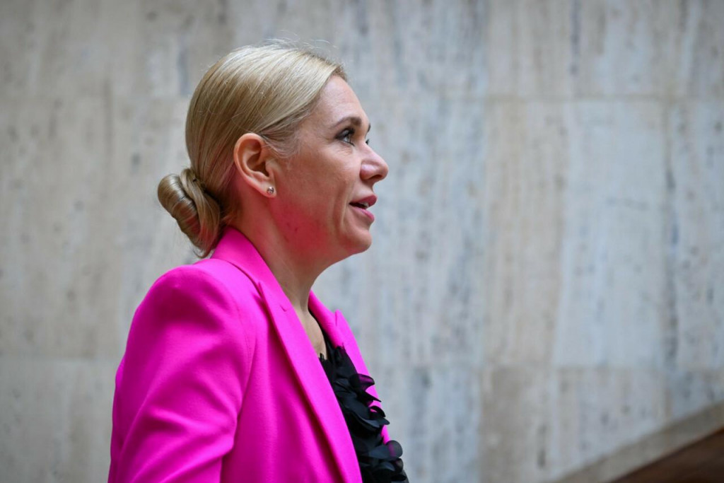 Na sn&iacute;mke vicepremi&eacute;rka a ministerka hospod&aacute;rstva Denisa Sakov&aacute;.

FOTO: TASR/P. Zachar