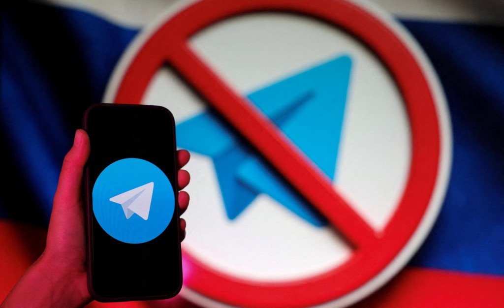 V Rusku popul&aacute;rna aplik&aacute;cia Telegram už niekoľko dn&iacute; čel&iacute; v&yacute;padkom. FOTO: Reuters