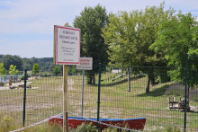 &Scaron;ulianske jazero vo Vojke nad Dunajom.

 FOTO: HN/Katar&iacute;na &Scaron;elestiakov&aacute;